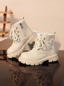 Children's Boots New Style Single Lining Anti-Slip Casual - Beige - View 3