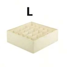 1/3pcs Drawer Divider Storage Box, Foldable Wardrobe Storage Basket And Fabric Storage Box, For Storing Clothes, Underwear, Bras, Ties, Accessories, Socks - Beige - View 15