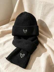 Winter Korean Style Knitted Beanie, Baby Hooded Hat, Unisex Kids Warm Wool Hat - Multicolor - View 11