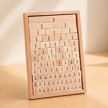 Children's Wooden Fraction Board, Fraction Cognition Combination Grouping Math Enlightenment Home Teaching Tool, Suitable For Boys And Girls Aged 3+ Preschool Gift Christmas Gift - Multicolor - View 5