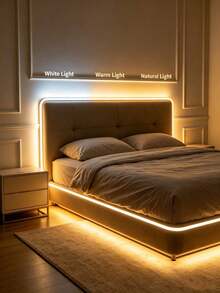 5V USB Neon Light DIY Silicone Neon LED Strip With 3-Button Dimmer, Flexible Light Strip For TV Backlight And Room Decor - 3-color Temperature - View 4