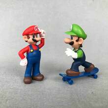 SUPER MARIO BROS. 1pc Cartoon Character Model Blind Box, Multiple Classic Images Randomly Selected, Can Be Used As Desktop Decorations, Fun Unboxing Experience, Suitable For Collection, Party Souvenirs, And Gift Giving. (Stochastic Style) - Multicolor - View 4