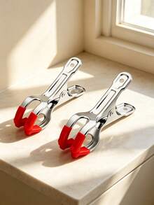 10/5pcs Multifunctional Dual-Use Acupressure Massage Clips, Metal Spring Body With Soft Rubber Protective Head, Comfortable Grip Without Skin Irritation, Can Massage Fingers, Toes, Ear Acupoints, Also Can Serve As Clothes Hanger Windproof Clip, Compact And Lightweight For Easy Carrying, Dual-Use For Home Daily Relaxation And Storage, Relieve Soreness, Practical And Simple Wellness Tool[3/1pc] - Multiple Styles - View 6