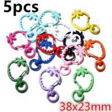5pcs Random Mix Snap Hook Trigger Clips Buckles For Keychain Lobster Clasp Hooks Key Ring Clasp DIY Jewelry Making Supplies - Random Mix - View 10
