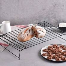 1/3/5PCS 16X10 Inch Foldable Cooling Rack, Baking Tray Style Rack, Stackable Baking Cooking Drying Cooling Rack, Camping Grill, BBQ Rack, Kitchen Supplies, Perfect Gift For Cooking Baking Cooling Cookies Cakes Suitable For Various Holidays - View 3