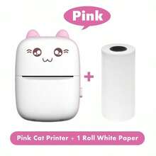 Mini Sticker Printer, Portable Pocket Thermal Printer With Paper Roll For Halloween Party Decor, Halloween Gifts, Study Notes, Photo Printing, Memos, Diaries, Travel Lists, Wireless Inkless Compatible With Android & IOS - Multicolor - View 48