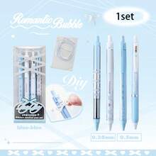 Ballet Strap Practice Pens, Set Of 4, Ribbon, Black Gel Pen, 0.5 Cm - Sets - View 10