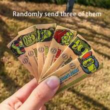 78MM Gorilla Style Rolling Papers, 50 Sheets/Book, Portable Small Booklet For Outdoor Use, Perfect Gift For Rolling Enthusiasts! Holiday Gift! Random Pattern! - View 7