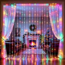 Battery Powered Fairy String Lights For Curtains, LED Ambient Lighting Decoration, 8-Mode Remote Control, Suitable For Bedroom, Party, Holiday Lighting And Wedding Romantic Decor - Battery Box Curtain Light - View 9