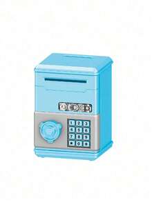 Pink Mini ATM Shaped Coin Bank, Large Capacity Coin Storage Box With Money Drawer, Unique Decorative Money Storage Box, Non-Automatic Model, Password Buttons Not Functional, Suitable For Birthday, Teacher's Day, Halloween, Christmas And Back To School Gifts - A - View 11