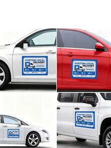 Custom Commercial Vinyl Car Decals, Customizable Logo, Text, Number, Image Self-Adhesive Personalized Car Door Stickers, Waterproof UV-Resistant Car Advertising Decals, Multiple Sizes Fit Pickups, SUVs, Sedans, Car Doors And Tail, DIY Mobile Business Promotion Decoration, Practical Gift For Small Business Owners And Sole Proprietors - Car Decal - View 7