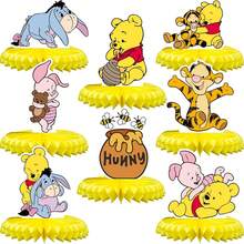 1pc/8pcs Cartoon Anime Honeycomb Desktop Decoration, Decorated With Classic Cartoon Anime Character Patterns (Balloons Not Included). Exquisite Table Centerpiece Is An Ideal Choice For Fan Gatherings, Theme Parties, Suitable For Photography Props And Fan Collectibles. An Elegant Gift For Fans And Anime Enthusiasts - View 1