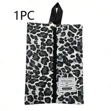 Leopard Print Shoe Bag, 5 Colors Available, Portable Travel Shoe Storage Bag, Waterproof Zipper Shoe Organizer, Suitable For Travel, Home Closet Storage - Multicolor - View 8