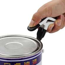 1pc-[With Can Opener]Magnetic Paint Brush Holder Clip Double-Sided Magnetic Brush Rack Paint Tool Clip Can Clamp Edge Durable Plastic Brush Storage Gadget Red/Blue Optional, Manual Tool. - Multicolor - View 8