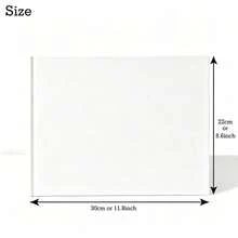 1pc Personalized White Horizontal Guest Book, Customized Wedding Party Photo Album Scrapbook, Bridal Shower Keepsake, Suitable For Weddings, Engagements, Anniversaries And Celebrations - White 3 - View 2