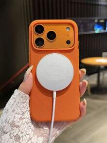 Casing Magnetik Tech Woven Kompatibel dengan iPhone 18 Pro 17 Pro Max 16 Pro 15 Plus 14 13 12 11 Tahan Guncangan Anti Sidik Jari Genggaman Nyaman Pengisian Daya Nirkabel - Hitam - View 6