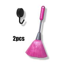 This 2-Piece Set Includes A Microfiber Washable Dust Brush And An Electrostatic Feather Duster, Suitable For Books, Screens, Sofas, Cars, And Furniture. It Attracts Dust Like A Magnet. - A - View 10