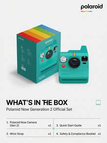 Polaroid Now Gen3 Instant Camera | The Perfect Classic Retro Choice For Beginners! Built-In Soft-Focus Filter, Single-Shot Imaging, Autofocus, Double Exposure, Vintage Film Feel, Instant Prints. - View 17