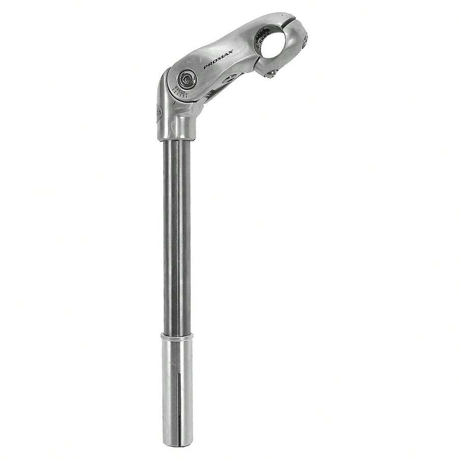 Promax Handlebar Stem Aluminium Angle Adjustable with Stainless Steel Shaft 300mm Silver - - Verschiedenfarbig - Übersicht 1