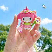 Miniso Home Forest Fairy Series Woven Rope Keychain, Kuromi Hello Kitty Cinnamoroll My Melody Cute Cartoon Bag Pendant, Ideal Gift For Sanrio Fans (1pc) - 1PC - View 10