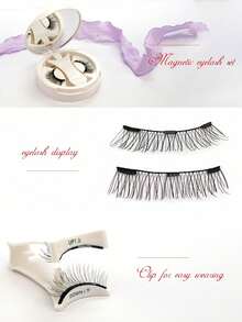 Magnetic Glue-Free Design, Quick Application, Comes With Storage Box, Easy For Beginners, Enlarges Eyes For A Lively Look - View 9