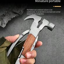 1PC Cross-Border Outdoor Best-Seller Multi-Function Mini Portable Camping Ground Stake Hammer Household Portable Emergency Combination Tool Camping Small Claw Hammer - Multicolor - View 1