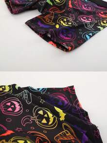 1pc Men's Boxer Briefs, Soft And Skin-Friendly, Colorful Halloween Pumpkin Print, Fun Creative Underwear, Holiday Gift For Boyfriend - Multicolor - View 5
