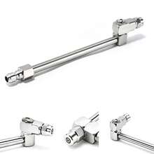 Fan Nozzle Wand, Rotating Pressure Washer Rinse Tool With Stainless Steel Body And 1/4 Coupler Adapter For Upkeep Ac Coil Rinse Wand Condenser Rinsing Rod Rotating Washer Tool Stainless Steel - 20cm/8inch - View 4