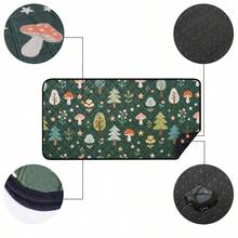 1pc Reusable Pet Cage Mat, Cute Printed Animal Sleeping Pad, All-Season Rabbit Hamster Cage Accessory, Washable Pet Pee Pad, Suitable For Small Cats, Dogs And Small Animals - Green - View 5
