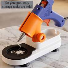 Multifunctional Universal Hot Glue Gun Holder, Compatible With Various Models Of Multiple Hot Glue Guns, With Drip Tray And Cable Storage Box, Screw And Small Parts Storage Box, Keeps Workspace Organized - Multiple Styles - View 7