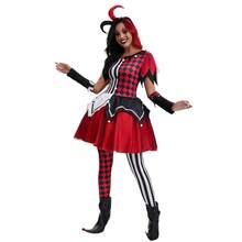 Halloween Adult Horror Clown Cosplay Costume Circus Carnival Performance Outfit - Multicolor - View 1