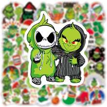 Hasbro 50pcs Christmas Monster Graffiti Stickers Cartoon Waterproof Stickers For Water Bottle, Luggage, Laptop, Car, Helmet - Multicolor - View 3