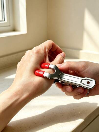 10/5pcs Multifunctional Dual-Use Acupressure Massage Clips, Metal Spring Body With Soft Rubber Protective Head, Comfortable Grip Without Skin Irritation, Can Massage Fingers, Toes, Ear Acupoints, Also Can Serve As Clothes Hanger Windproof Clip, Compact And Lightweight For Easy Carrying, Dual-Use For Home Daily Relaxation And Storage, Relieve Soreness, Practical And Simple Wellness Tool[3/1pc]
