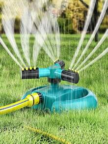 3-Arm 360° Rotating Garden Sprinkler, Automatic Lawn Watering Spray Head, Large Coverage Yard Plant Irrigation Tool - Multiple Styles - View 7