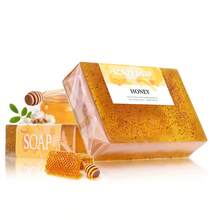 Honey Essential Oil Scrub Handmade Soap, Suitable For Cleansing And Bathing, Handmade Fragrance Essential Oil Soap - Honey - View 10