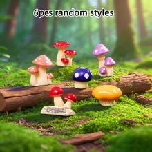 Realistic Mushroom Cluster Micro Landscape Creative Mushroom Gift Decor DIY Mini Accessories Resin Craft - Mushroom Patch - View 12