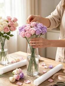 1/2/4pcs Floral Foam Sticks, Suitable For Wedding Arch And Party Decoration, Can Be Used As Flower Foam, Handmade Foam Stick Base, DIY Floral Foam, Multi-Functional Cylindrical Sponge, Wedding Decor - Multicolor - View 3