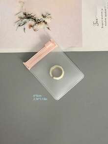 Cute Aesthetic Jewelry Stickers Mini Jewelry Storage Box, With Fishbone Divider And Snap Seal, Portable Jewelry Box For Earrings, Rings, Necklaces, Suitable For Commuting, Short Trips, Desktop Vanity, Ideal For Jewelry Lovers, Portable Earring Box, Mini Jewelry Organizer, Portable Ring Storage Box, Cartoon Jewelry Box, Travel Small Jewelry Storage Box - Multicolor - View 15
