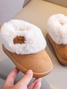 Baby Snow Boots Toddler Winter Warm Boots - Brown - View 2