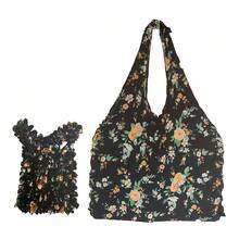 1PC----Magical Expandable Tote Bag: A Collapsible, Pleated Bag With Large Capacity; Machine-Washable And Quick-Drying-Perfect For Travel, Shopping, And Daily Errands. - Multicolor - View 5