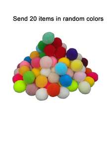 Interactive Launcher Cat Toy Set, Suitable For Cats And Dogs, Indoor Training Shooting Interactive Toy Gun Set, Silent High Elasticity Ball Launcher, Includes 1 Launcher And 20/50 Plush Balls, Suitable For Indoor Cat Use, Soft Colorful Plush Ball Launcher Toy, Suitable For Indoor Kitten Chasing And Playing, Relieve Boredom Pet Interactive Toy. - View 11