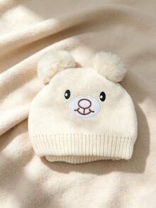 Gorro de punto con orejeras de dibujos animados lindos para niños unisex, otoño/invierno, gorro de lana para bebé y niño pequeño - Multicolor - Ver 10