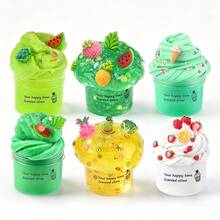6/9/12pcs Colorful Slime Set, Multi-Color Crystal Slime, Fluffy Cloud Slime, Butter Slime And Classic Slime, Includes DIY Accessories, Soft Stretchable Non-Sticky Sensory Toys, Mess-Free Stress Relief Creative Learning Gift, Suitable For Ages 3+ - Multicolor - View 8