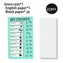 Daily Checklist Planner, Children's Chore List, Task Planning Board, Sliding, Detachable, Memo Board, Suitable For Children And Adults, Applicable For Home, Office, School, Hospital, Back To School Supplies - Multiple Styles - View 16