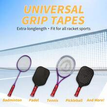 Camouflage Tennis Racket Overgrip Anti-Skid Sweat Tape Absorbed Wrap Badminton Racquet OverGrip Fishing Skidproof Sweatband Grip Soft Multicolor Badminton Racket Grip Tape Anti-Slip Band Sweat Absorbed Racquet Overgrips Anti-Skid Baseball Sweatband - Multicolor - View 6