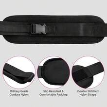 MEIYIXING Adjustable Padded Hip Thrust Belt, Non‑Slip Dumbbell Hip Bridge Weight Strap, Comfort Waist Protector For Glute Exercise, Hip Thrust Training Accessory For Home & Gym Fitness - Multicolor - View 10
