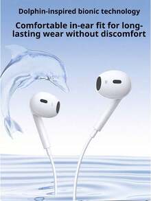 REMAX RM-570 Wired Earphones, Lightning/Type-C Interface, Comfortable Fit, 13mm Hi-Fi Dynamic Driver, Hi-Fi Stereo Sound Quality, Compatible With IPhone 7/8/X/XS/XR/11/12/13/14 And SE, Pro, Pro Max Models - View 4