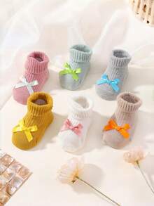 50pcs Ribbon Bow Tie DIY Lingerie Socks Decor Accessories, Handmade Bow Tie Birthday Gift, Christmas Tree Decor, Gift Box Packaging Supplies, Semi-Finished Party Bows - Multicolor - View 4