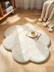 1 pieza Alfombra de nube blanca de felpa larga nueva 2026, alfombra para el dormitorio junto a la cama, alfombra para el espejo de la sala de estar, alfombra para el asiento de la ventana del vestidor, adecuada para el lado del sofá, junto a la cama y otras áreas, alfombra decorativa, decoración del dormitorio, alfombra pequeña, alfombra, decoración del hogar, alfombra de la sala de estar, alfombra pequeña de la sala de estar, alfombra del dormitorio, decoración del hogar de la sala de estar, alfombra para exteriores, alfombra lavable - Multicolor - Ver 1