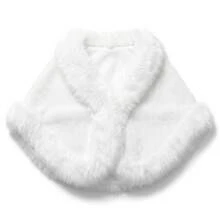 Women's Faux Fur Shawl, Suitable For Evening Gown, Faux Fur Short Cape Scarf, Suitable For Wedding_Party_Performance - Multicolor - View 6
